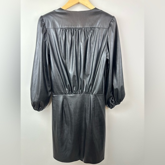 Ramy Brook Ines Faux Leather Dress Size 4 NWT - Picture 10 of 15
